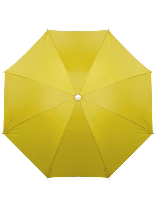 Зонт пляжный «Классика» с механизмом наклона, d=180 cм, h=195 см, цвета микс