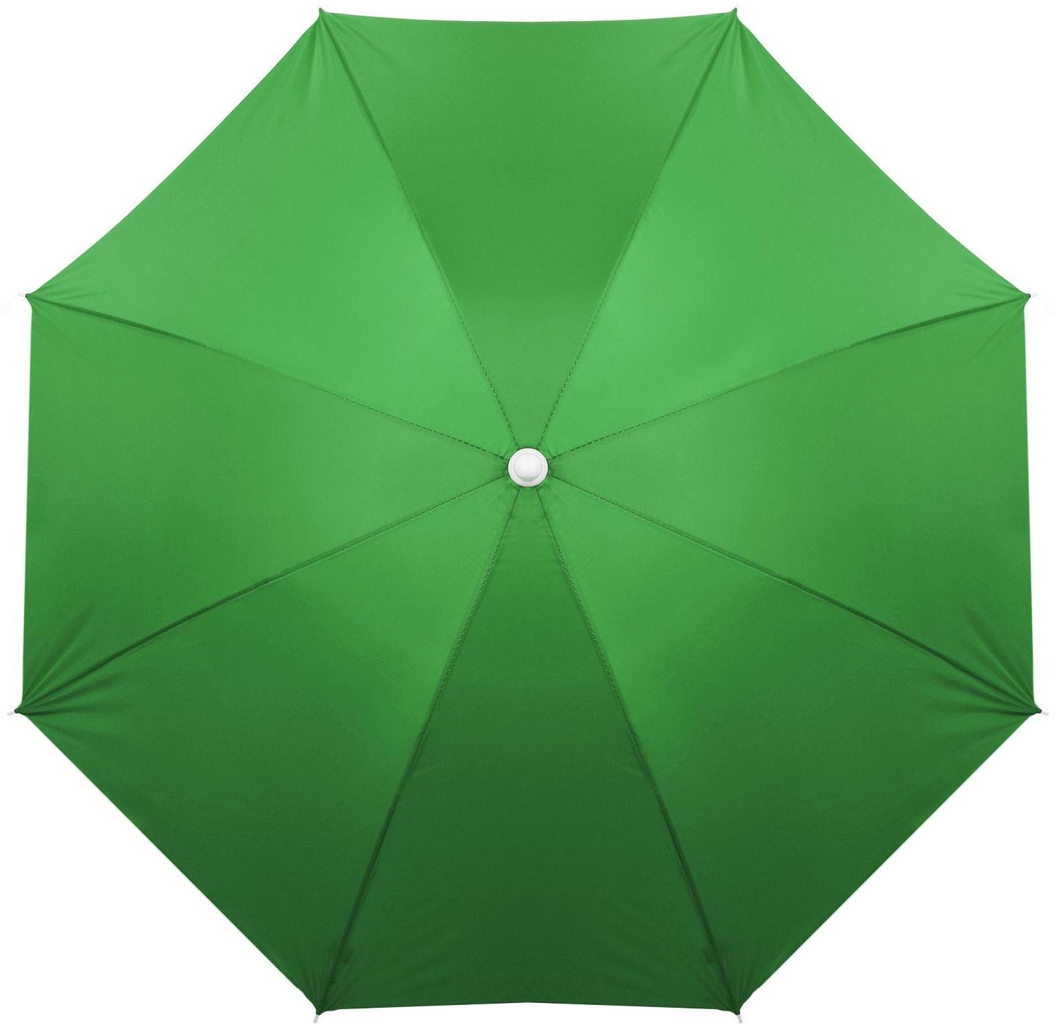 Зонт пляжный «Классика», d=210 cм, h=200 см, цвета микс