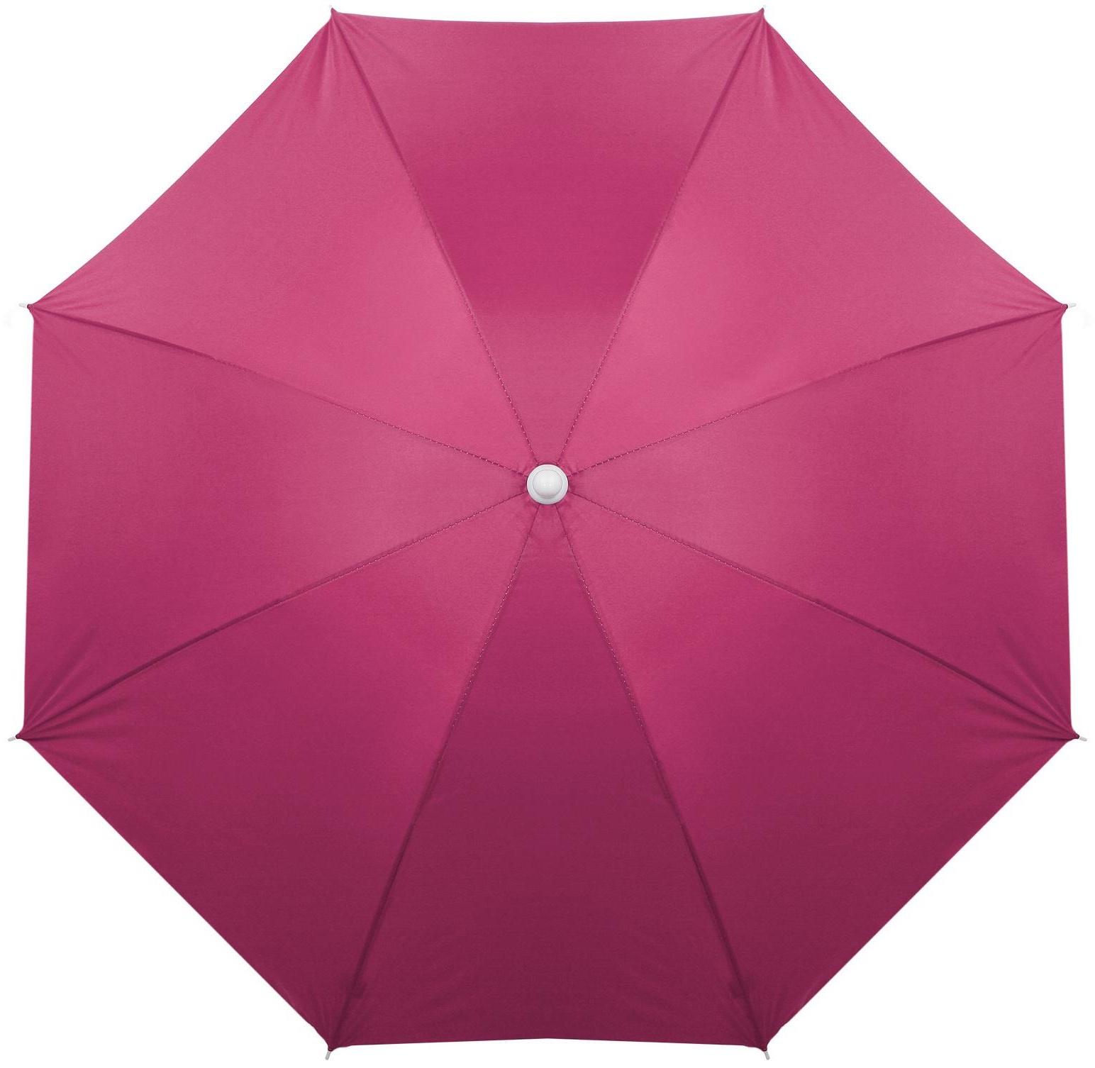 Зонт пляжный «Классика» с механизмом наклона, d=210 cм, h=200 см, МИКС