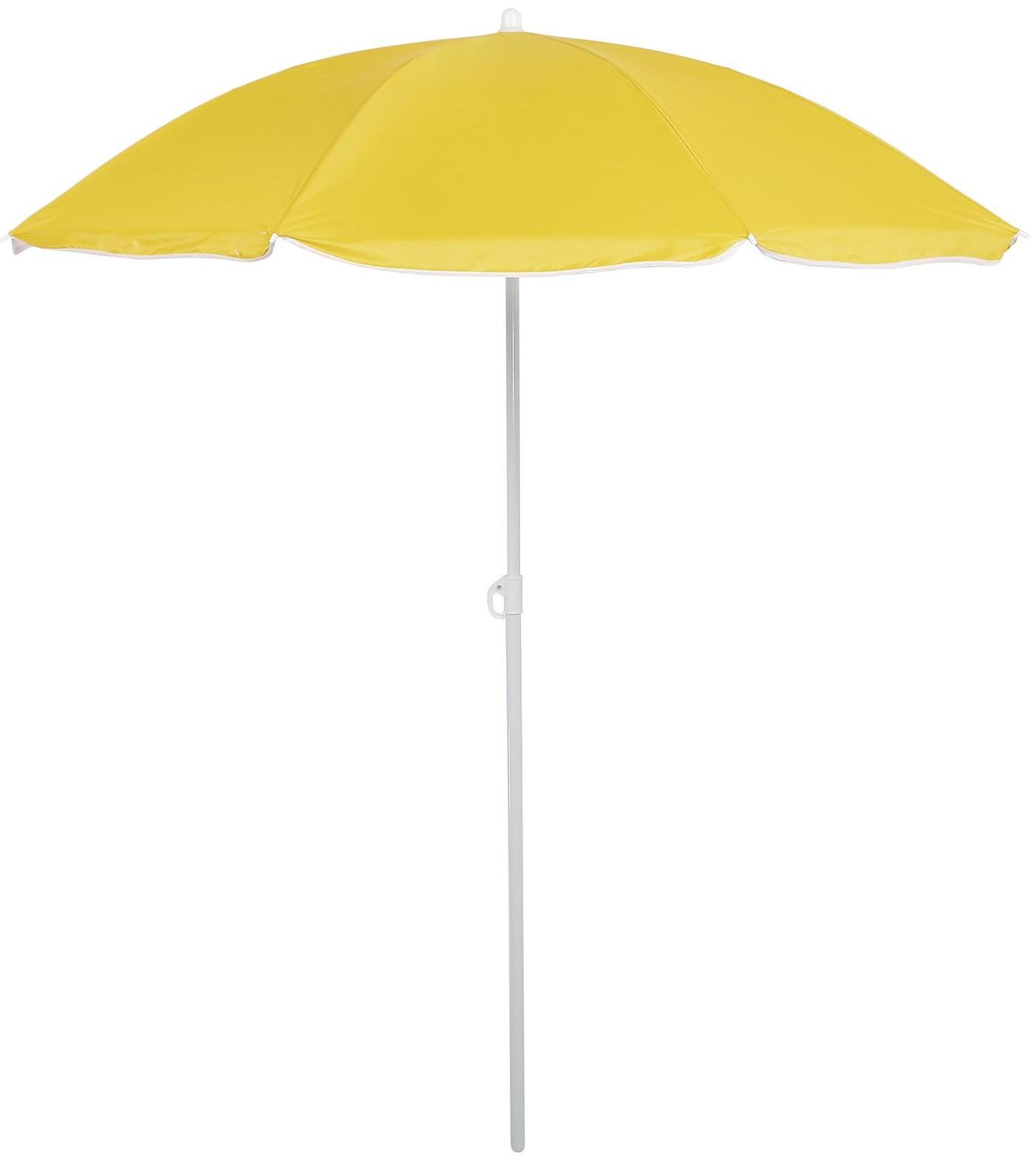 Зонт пляжный «Классика» с механизмом наклона, d=210 cм, h=200 см, МИКС