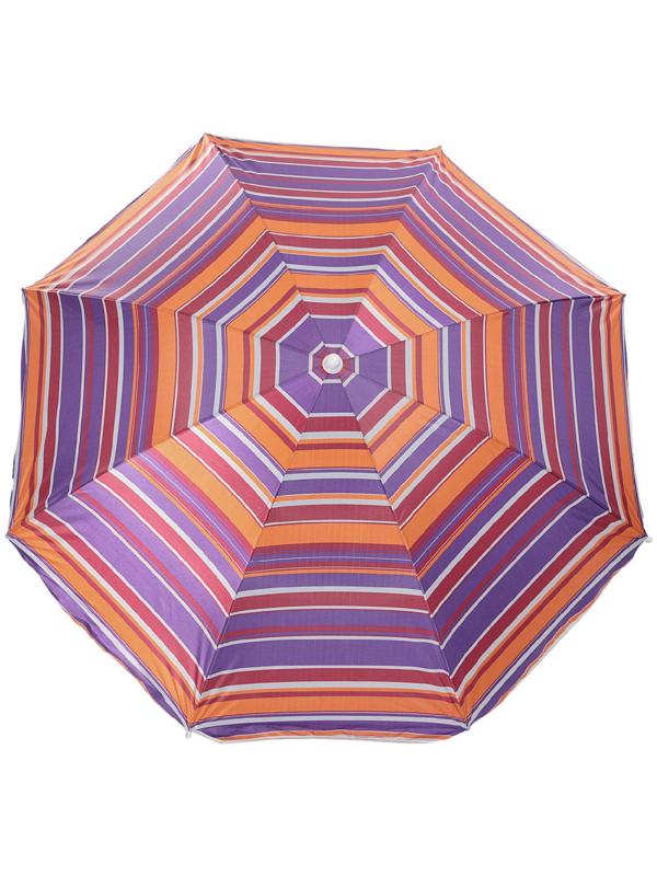 Зонт пляжный «Модерн» с серебряным покрытием, d=240 cм, h=220 см, цвета микс