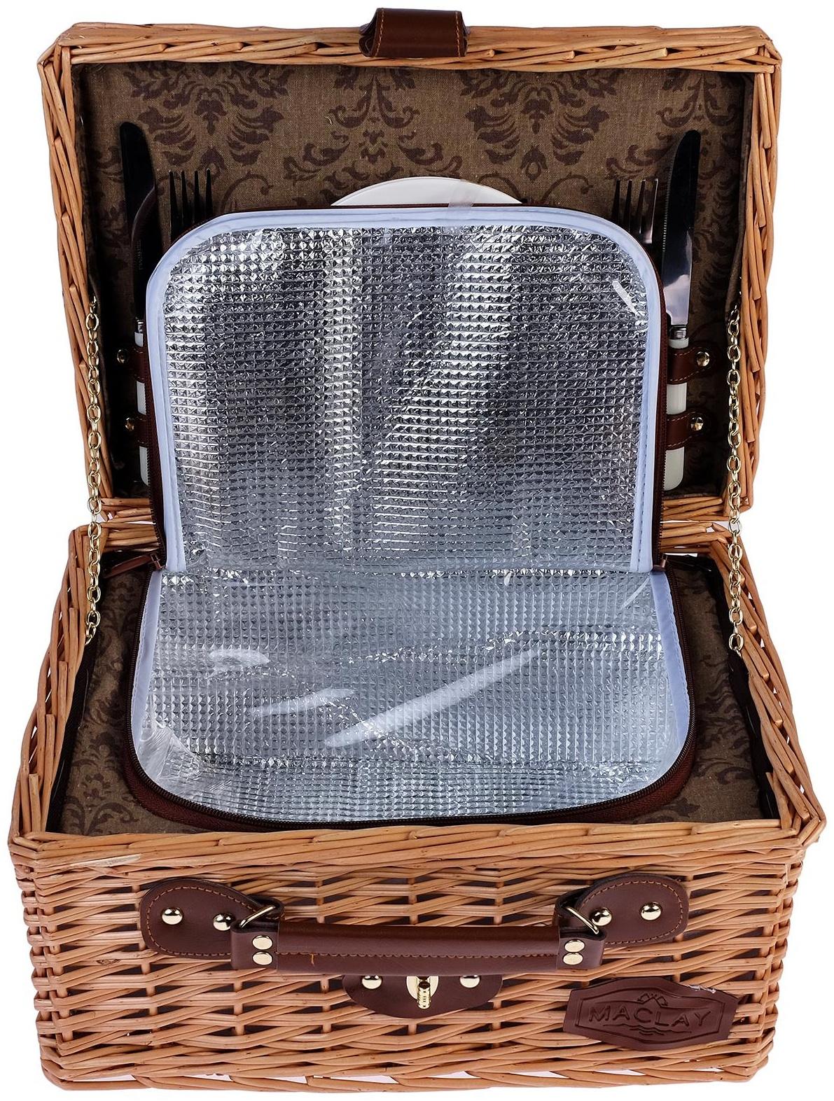 Корзина-холодильник для пикника Camila на 2 персоны