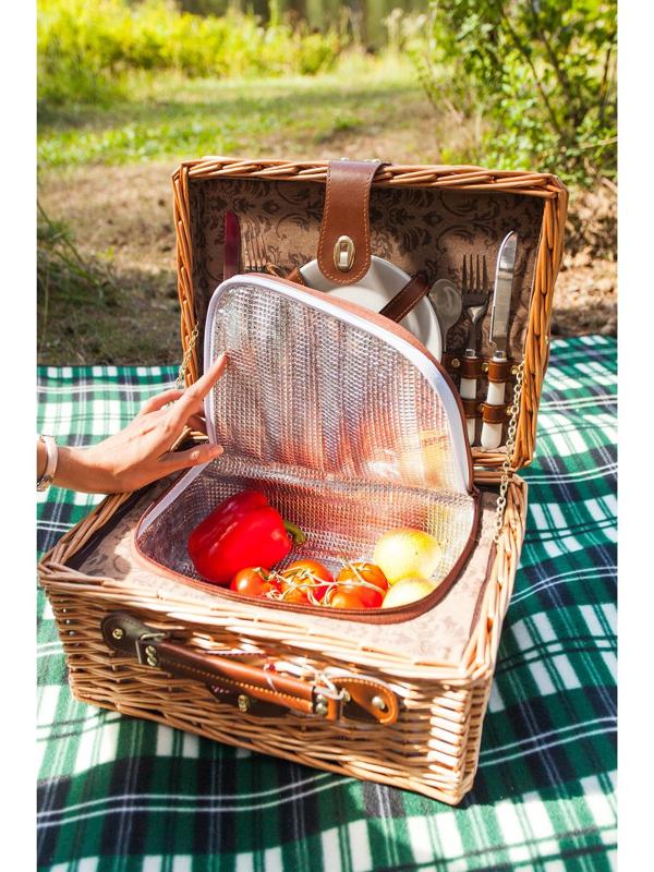 Корзина-холодильник для пикника Camila на 2 персоны