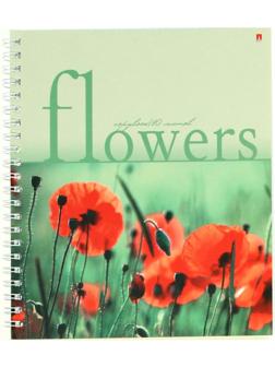 Тетрадь А5+, 80 листов в клетку на гребне 