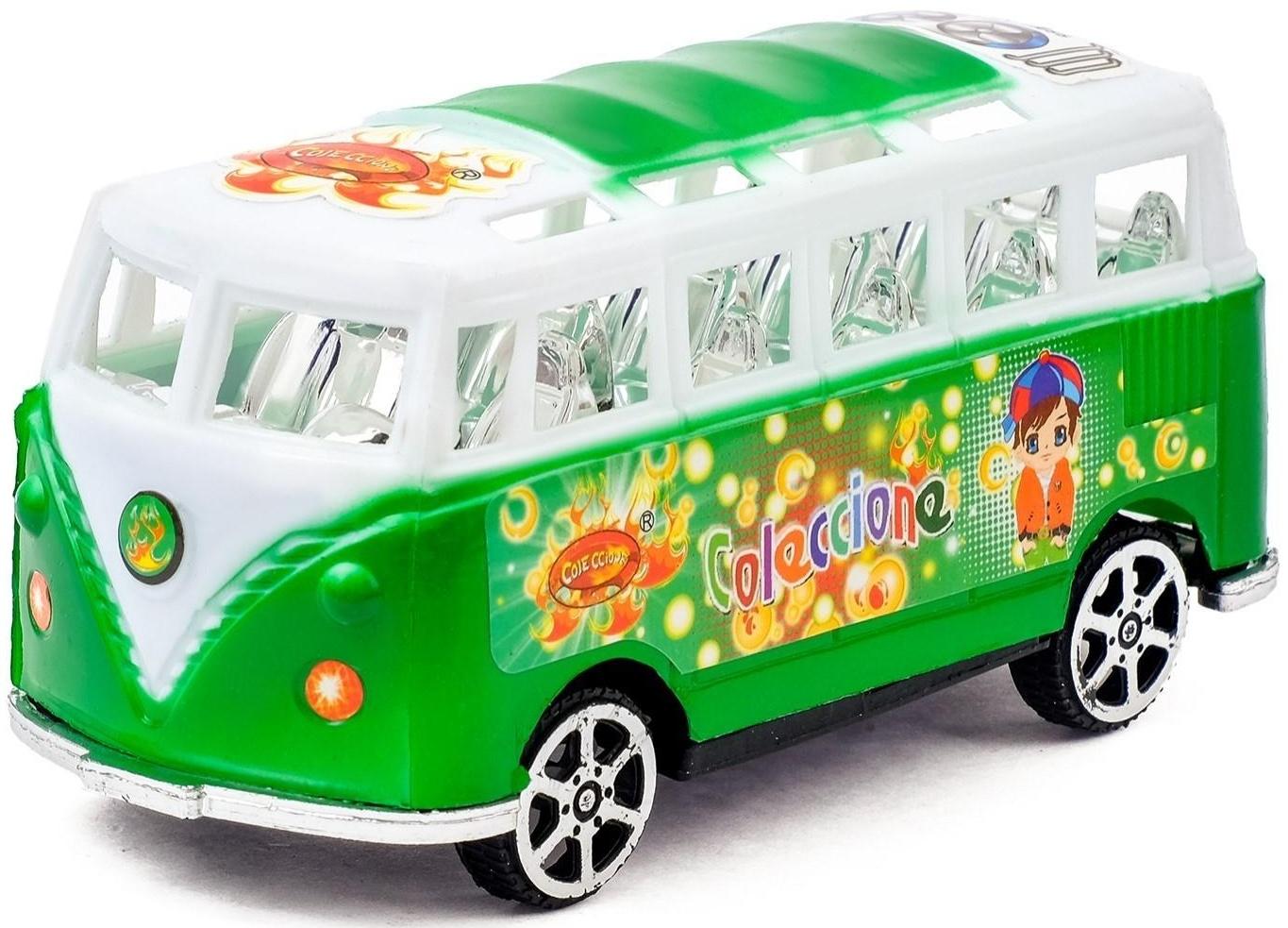 Автобус инерционный «Микроавтобус», цвета МИКС