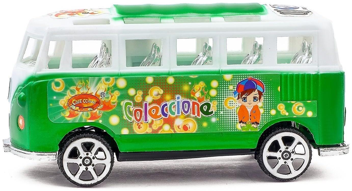 Автобус инерционный «Микроавтобус», цвета МИКС