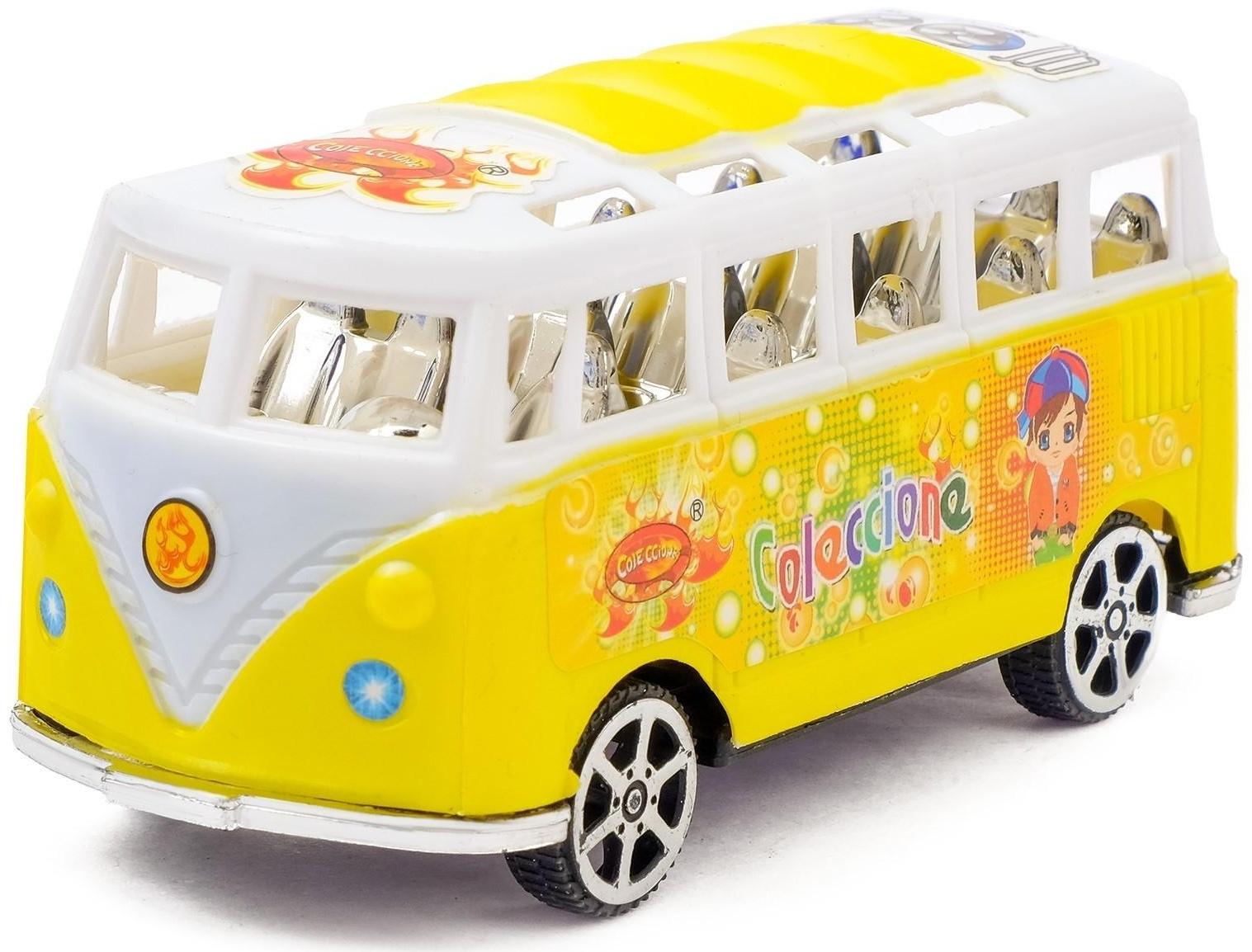 Автобус инерционный «Микроавтобус», цвета МИКС