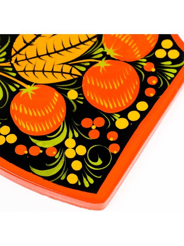 Доска разделочная «Лимонница», хохлома