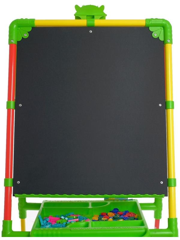 Мольберт детский, двусторонний «Светофор», регулируется по высоте, размер 755 × 516 × 70 мм