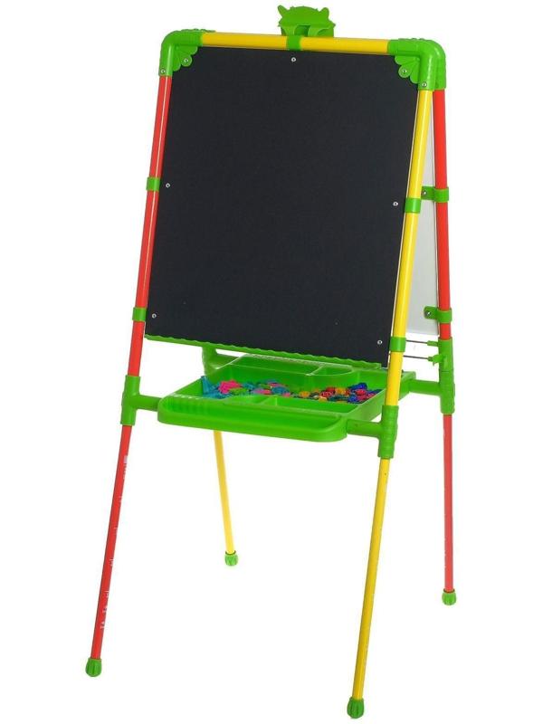 Мольберт детский, двусторонний «Светофор», регулируется по высоте, размер 755 × 516 × 70 мм
