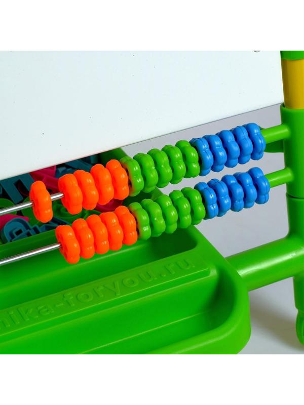 Мольберт детский, двусторонний «Светофор», регулируется по высоте, размер 755 × 516 × 70 мм