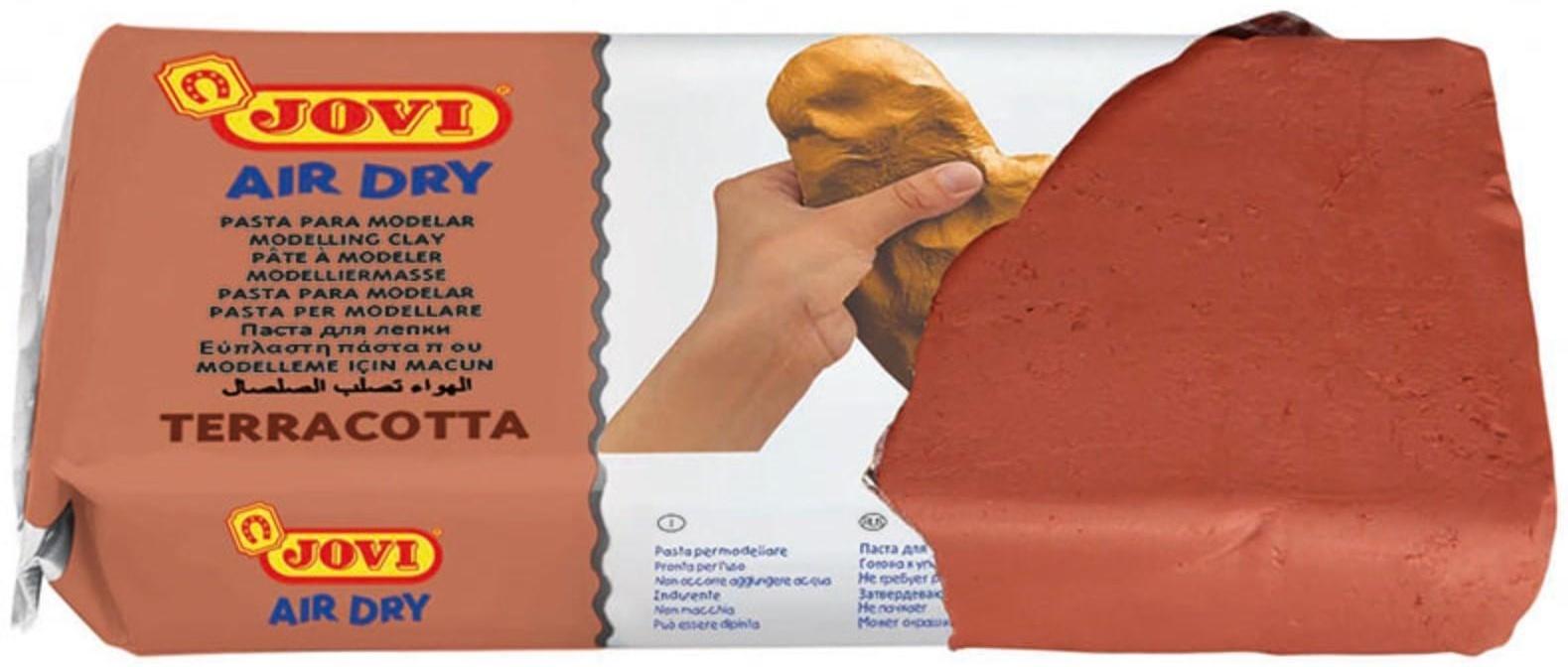 Масса для лепки JOVI, самозатвердевающая, полимерная, 1000 г, терракота