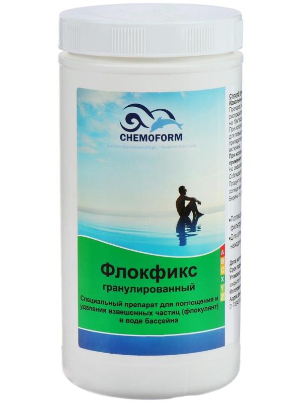 Средство для поглощения взвешенных частиц флокулянт Флокфикс, гранулированный, 1 кг