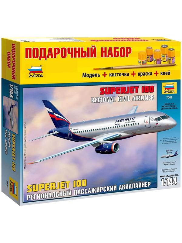 Сборная модель «Самолёт SuperJet 100»