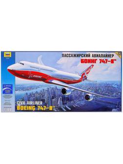 Сборная модель «Пассажирский авиалайнер Боинг 747-8»