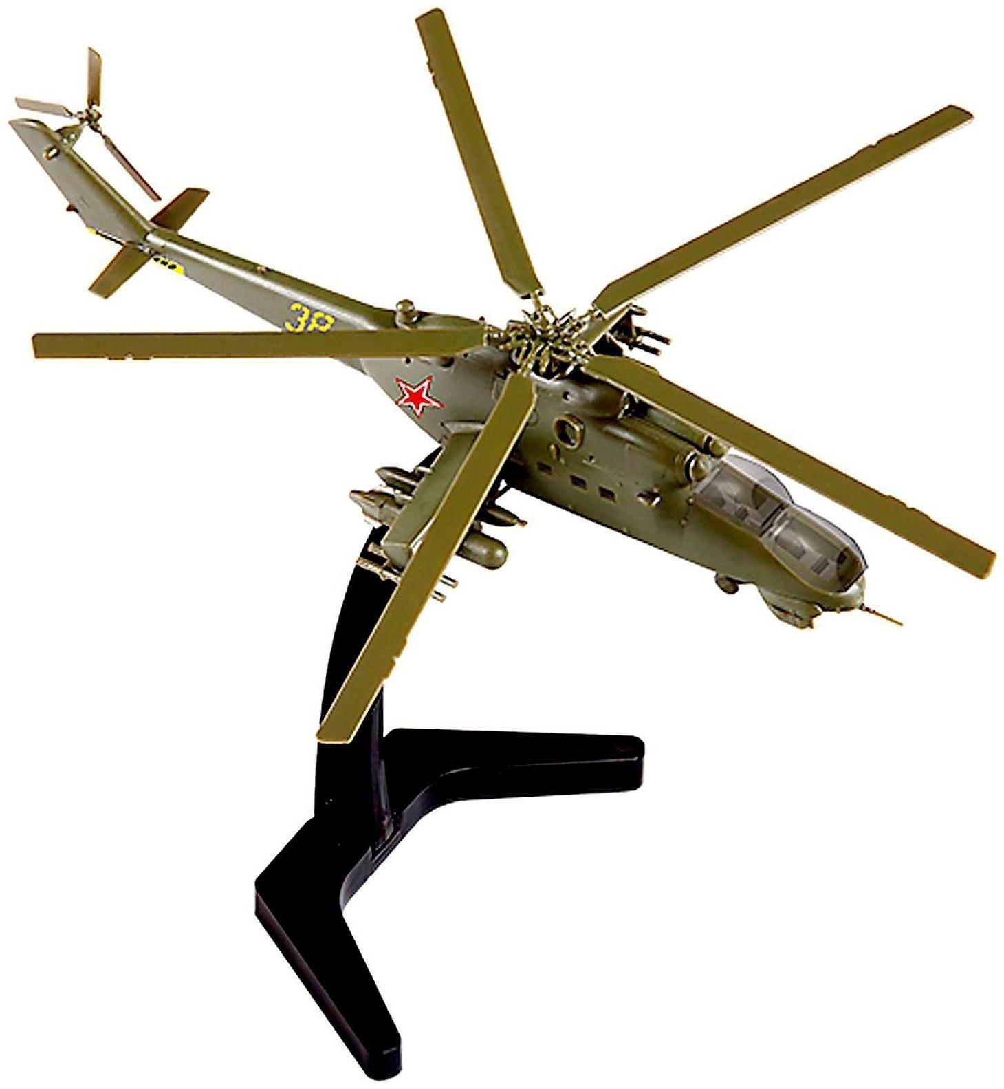 Набор сборной модели «Советский ударный вертолет Ми-24В», масштаб 1:144