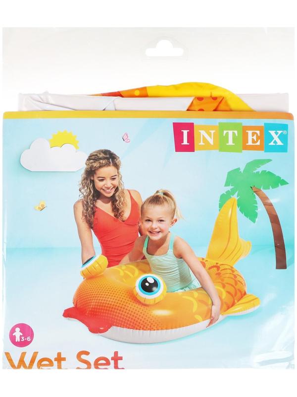 Лодка надувная Intex Pool Cruisers 59380, от 3-6 лет / 109 х 74 см. / Микс 1 шт.