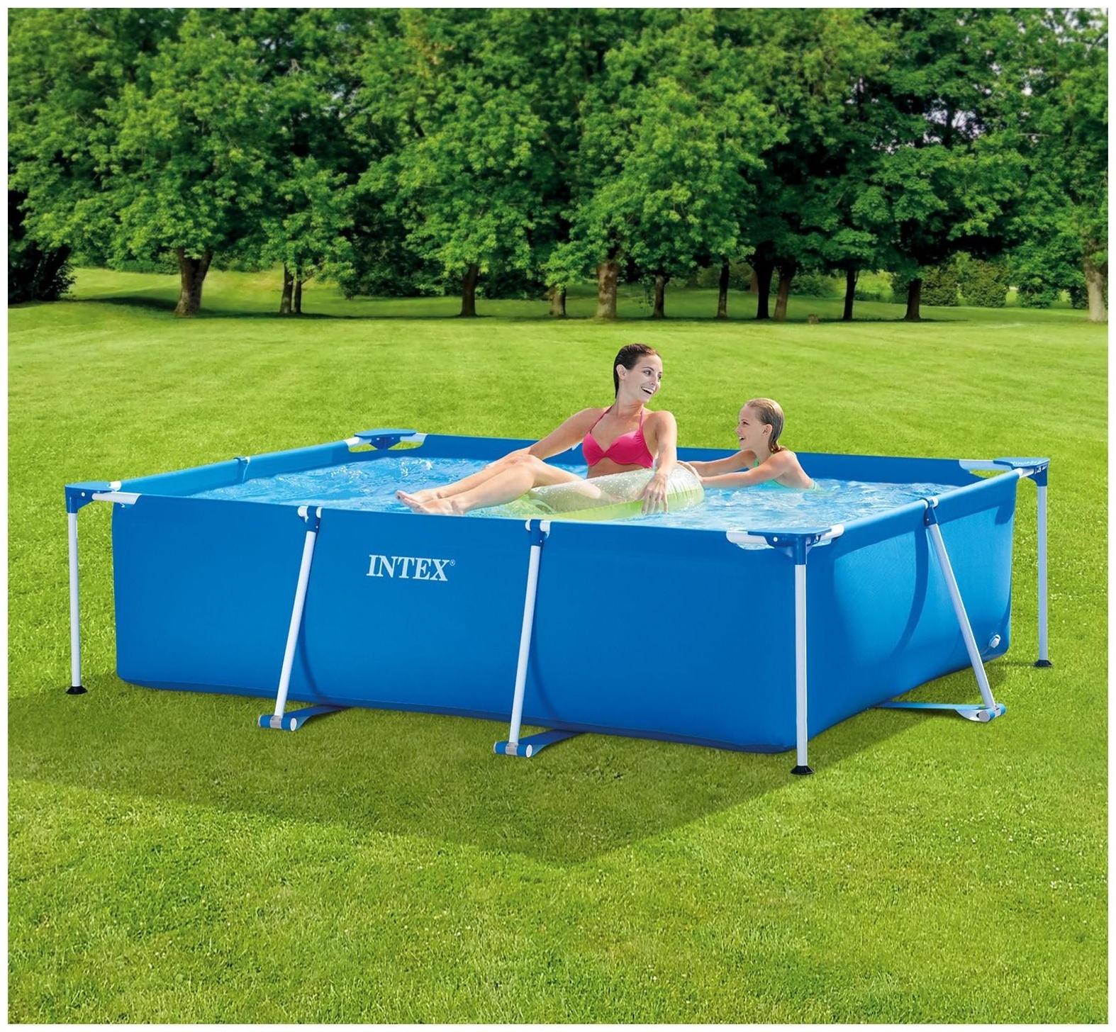 Бассейн каркасный Intex Frame Set 28270, прямоугольный, от 6 лет / 220 х 150 х 60 см.
