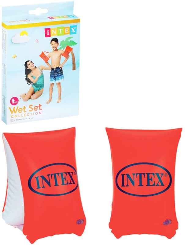 Нарукавники надувные Intex «Делюкс» 58641, 30 х 15 см, от 6-12 лет