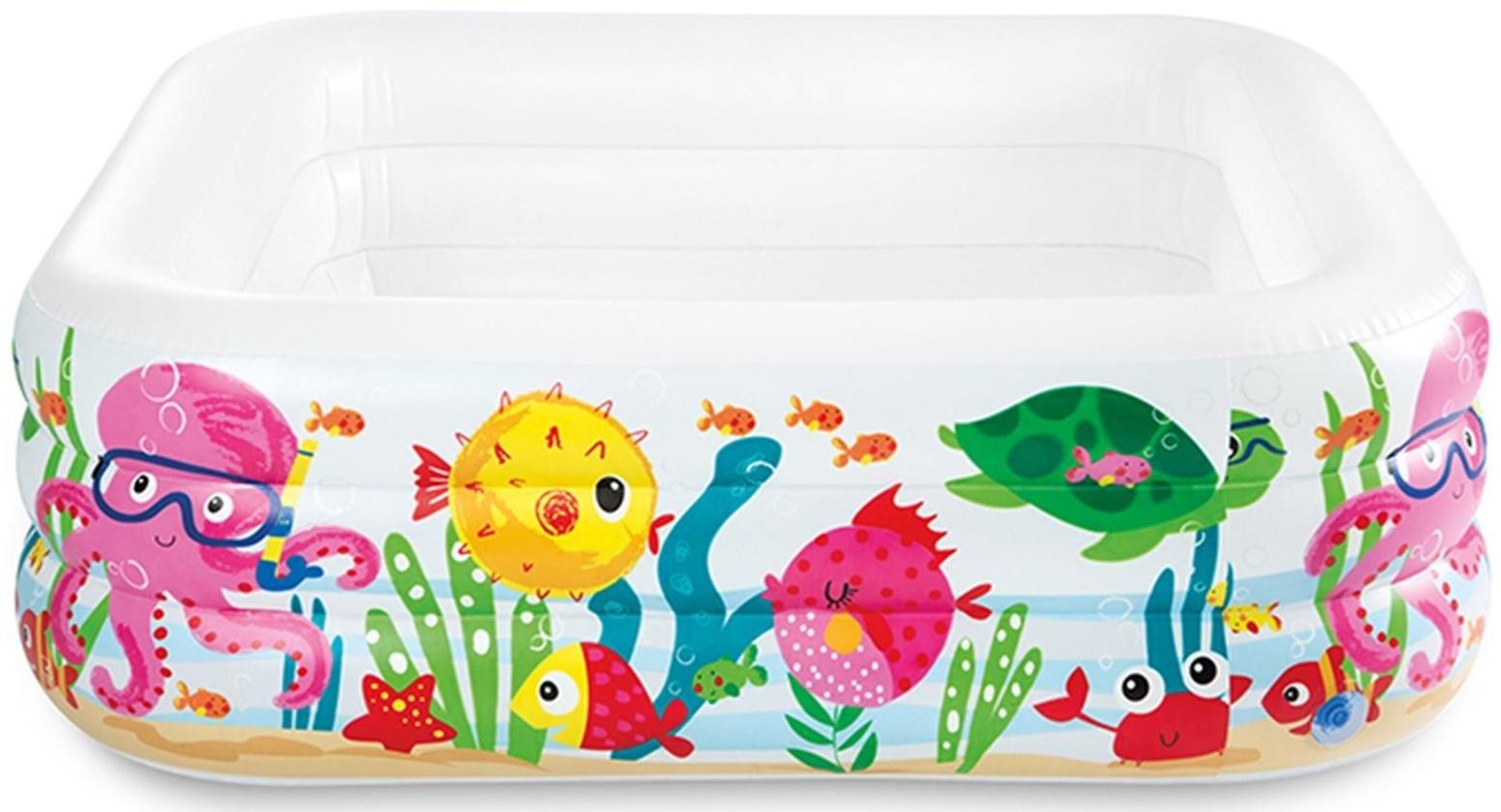 Бассейн надувной «Аквариум», 159 х 159 х 50 см, от 3 лет, 57471NP INTEX