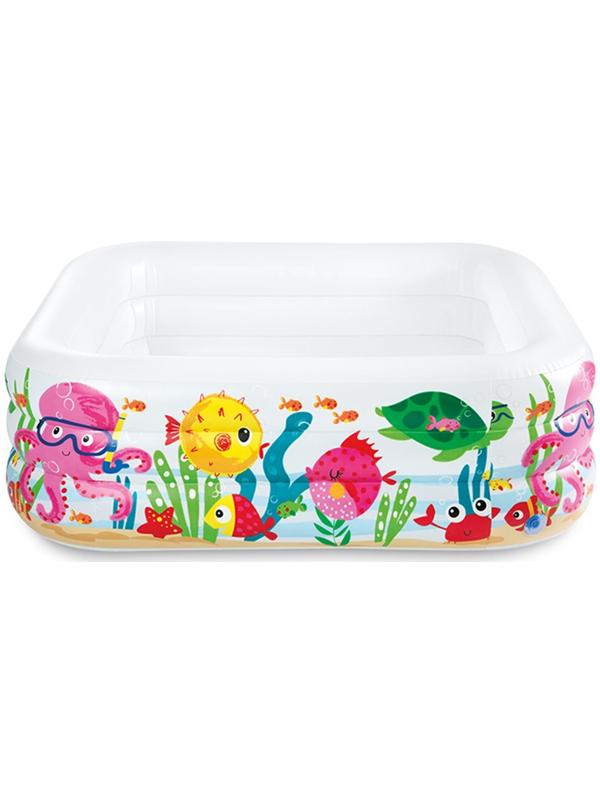 Бассейн надувной «Аквариум», 159 х 159 х 50 см, от 3 лет, 57471NP INTEX