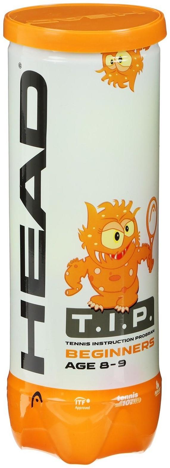 Набор мячей теннисных Head T.I.P Orange, цвет жёлтый