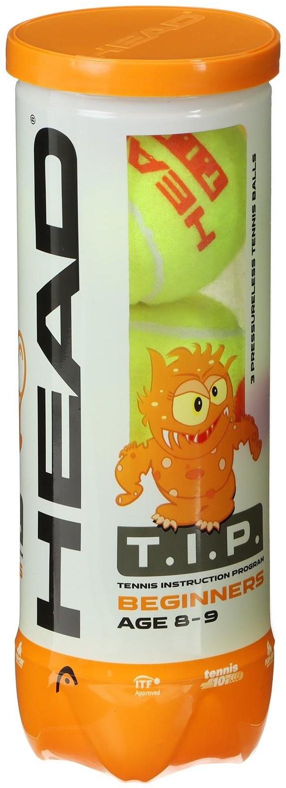 Набор мячей теннисных Head T.I.P Orange, цвет жёлтый