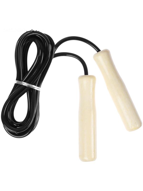 Скакалка с деревянными ручками, 2,6 м, цвета МИКС