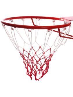 Сетка баскетбольная, двухцветная, нить 3,2 мм, (2 шт)