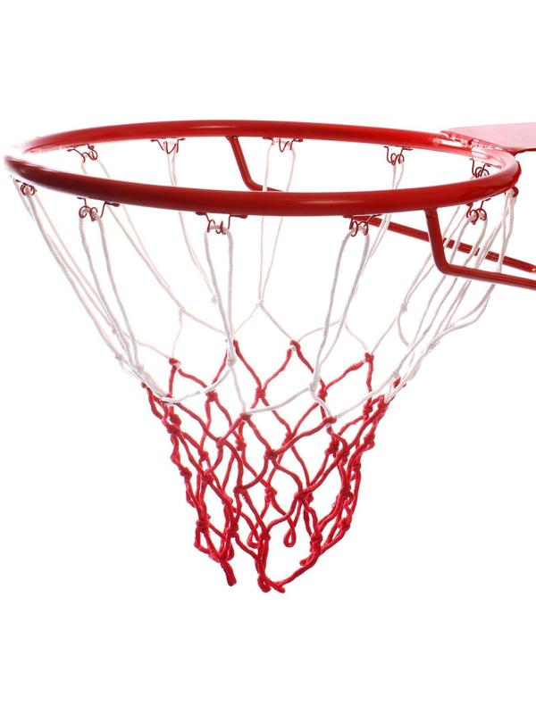 Сетка баскетбольная, двухцветная, нить 3,2 мм, (2 шт)