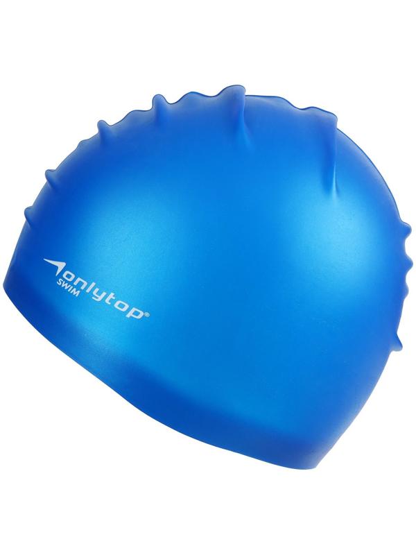 Шапочка для бассейна Onlitop, силиконовая, обхват 54-60 см, цвета микс