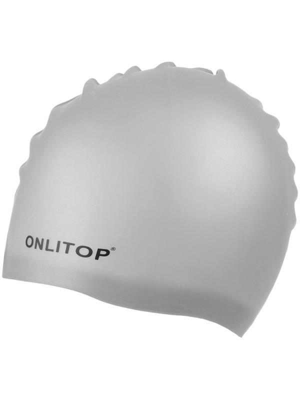 Шапочка для бассейна Onlitop, силиконовая, обхват 54-60 см, цвета микс