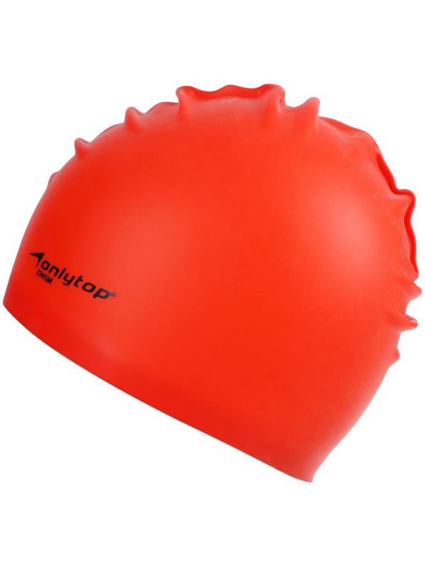 Шапочка для бассейна Onlitop, силиконовая, обхват 54-60 см, цвета микс