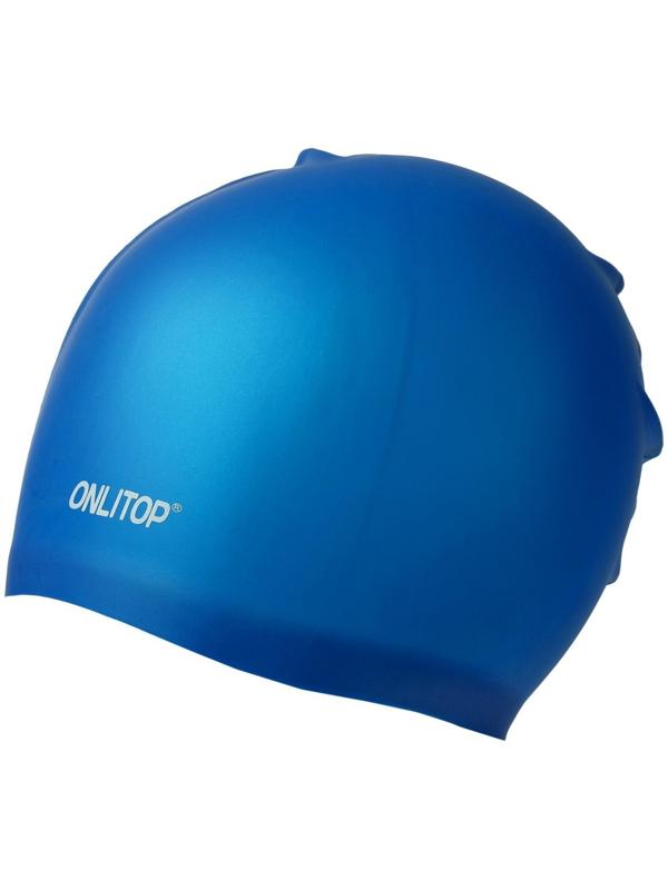 Шапочка для бассейна Onlitop, силиконовая, обхват 54-60 см, цвета микс