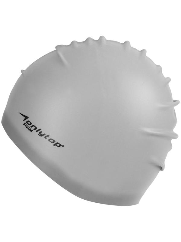 Шапочка для бассейна Onlitop, силиконовая, обхват 54-60 см, цвета микс