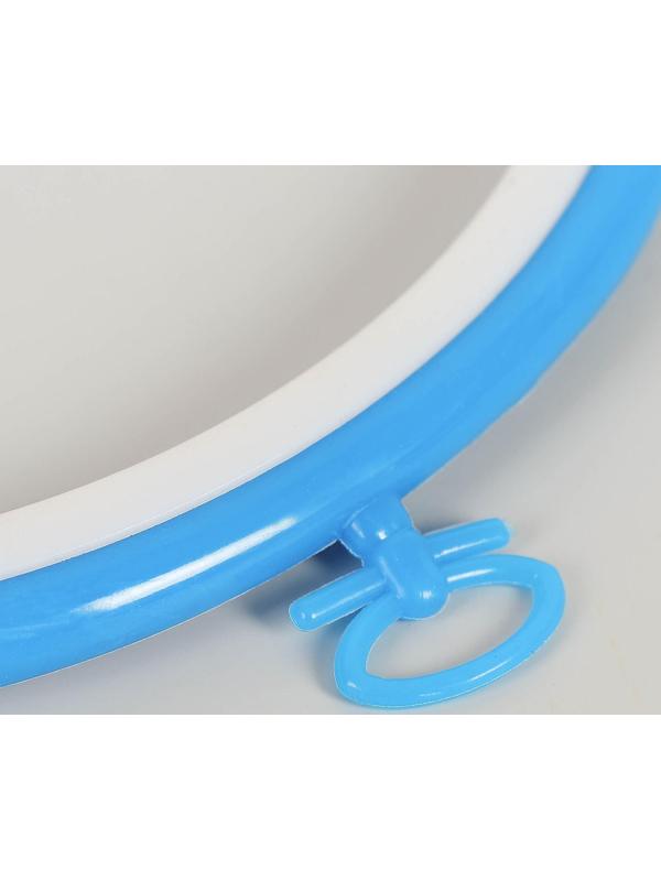 Пяльцы для вышивания, d = 11/17/21 см, 3 шт, цвет разноцветный