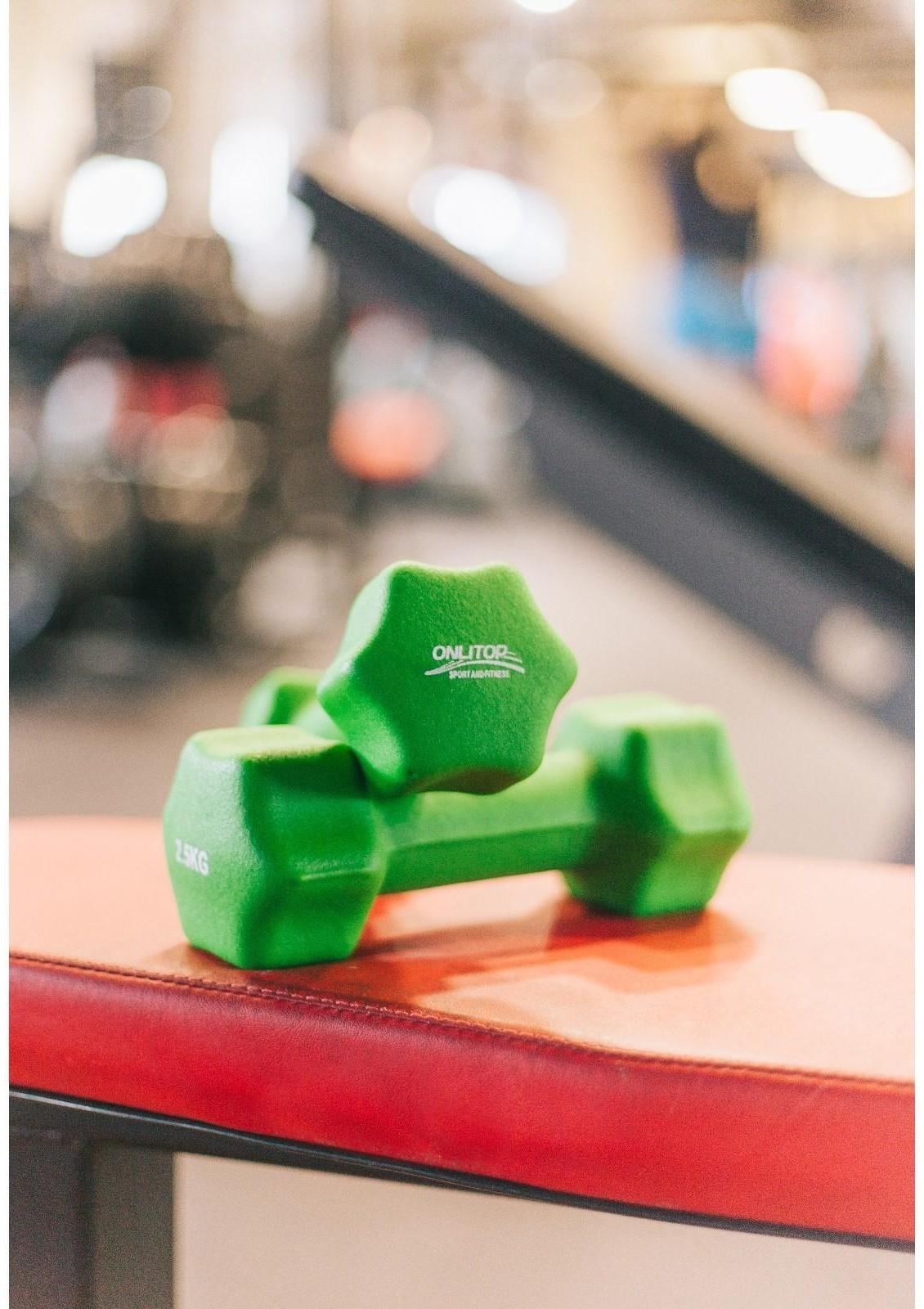 Гантель неопреновая, 2,5 кг, цвета микс