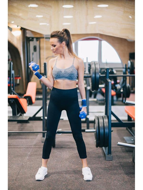 Гантель неопреновая, 2,5 кг, цвета микс