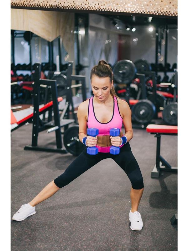 Гантель неопреновая, 2,5 кг, цвета микс