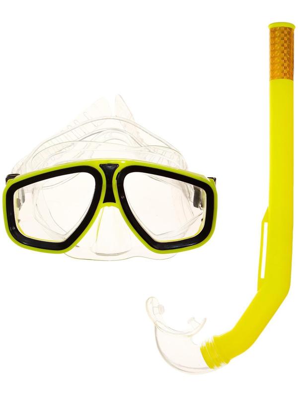 Набор для подводного плавания: маска+трубка, в пакете, цвета микс