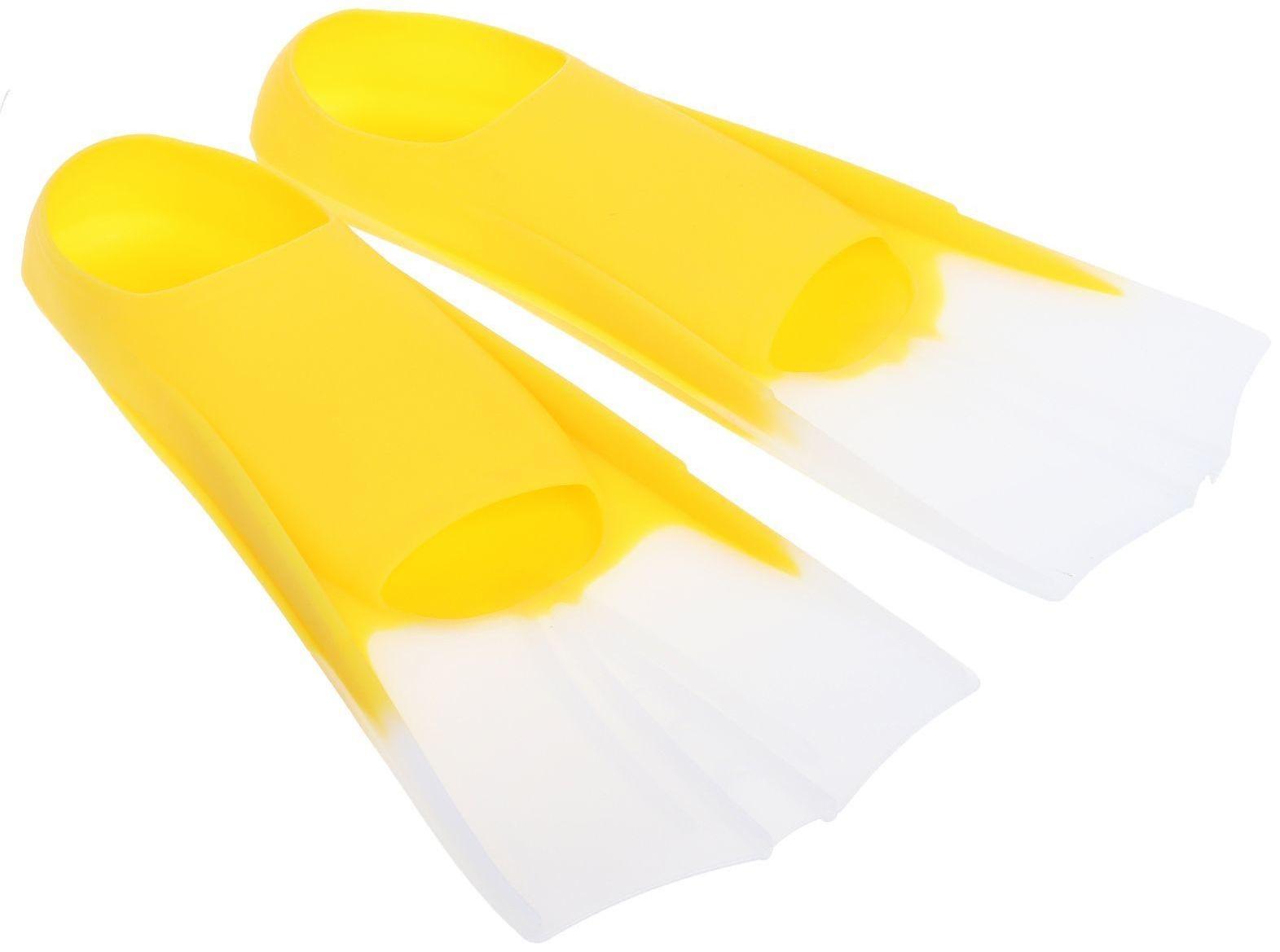 Ласты резиновые для плавания, длина стопы 24,5 см, размер 42-44, цвета микс