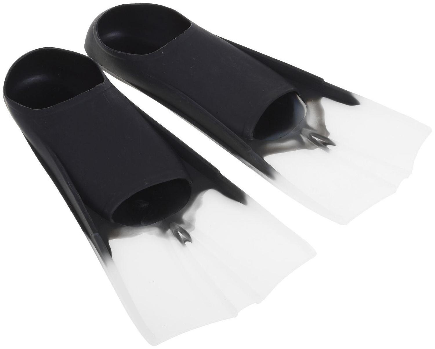 Ласты резиновые для плавания, длина стопы 24,5 см, размер 42-44, цвета микс