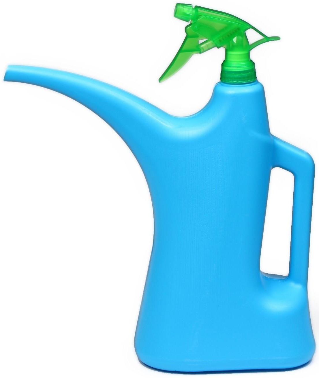 Лейка, 2 л, с распылителем, цвет МИКС