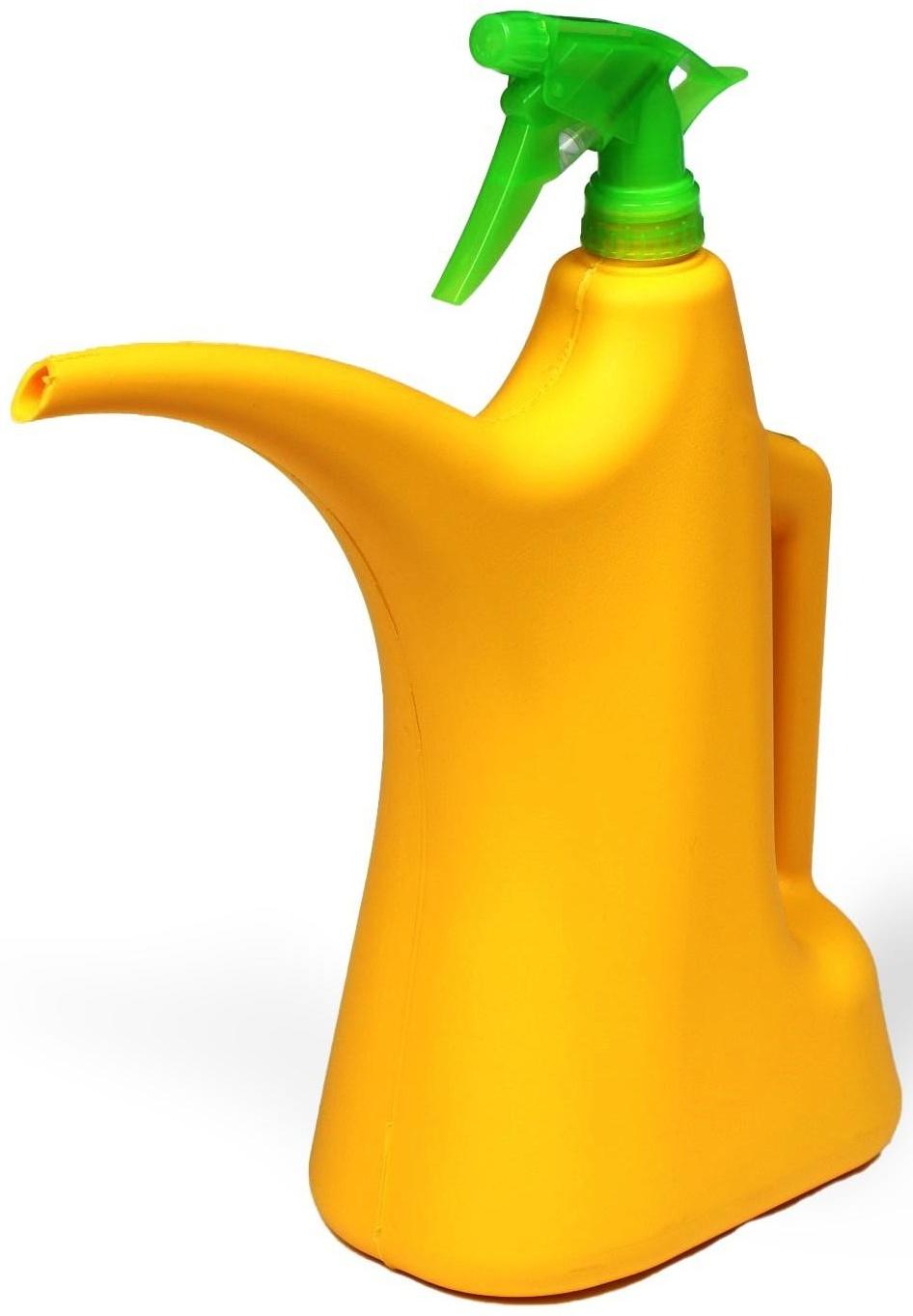 Лейка, 2 л, с распылителем, цвет МИКС