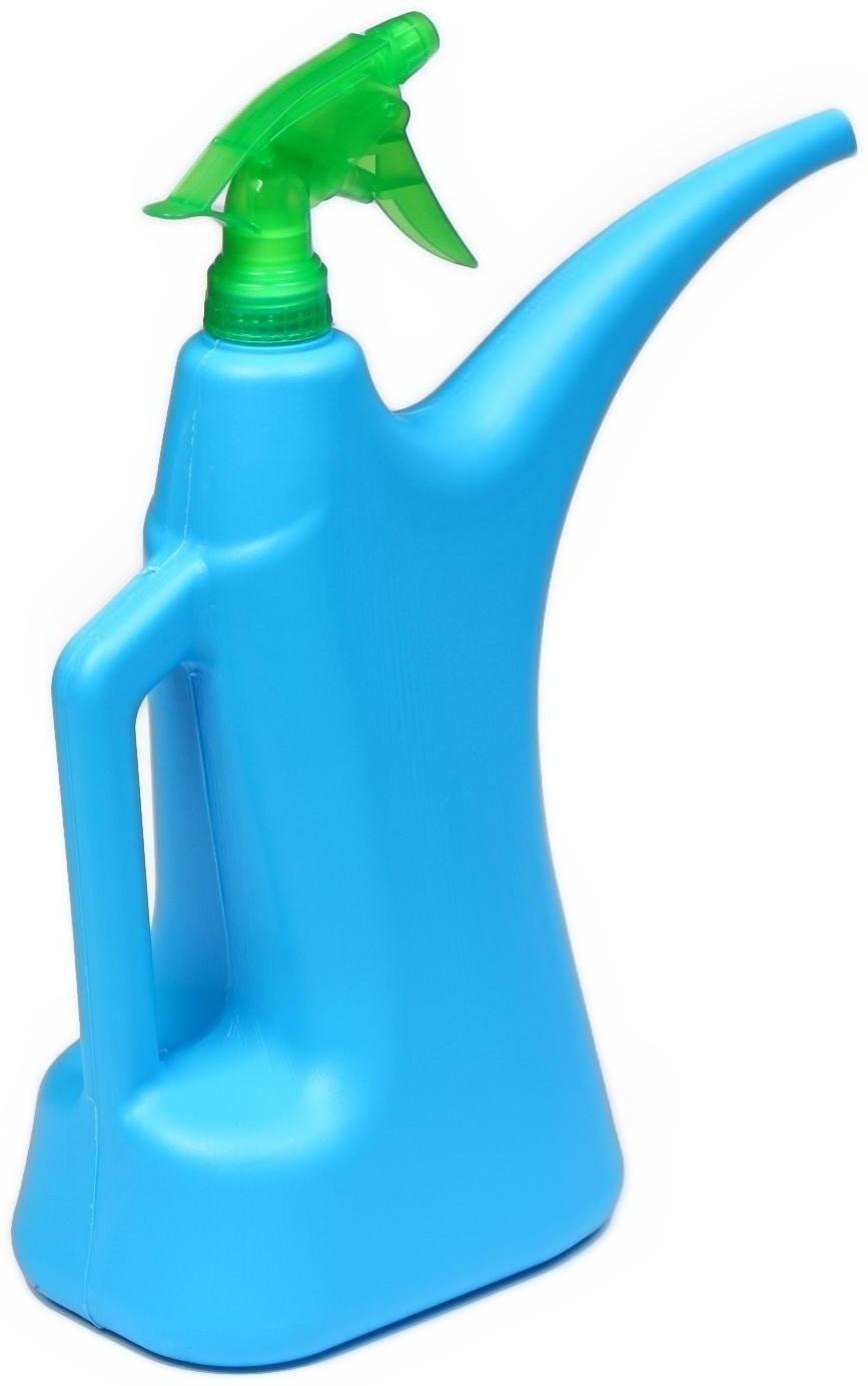 Лейка, 2 л, с распылителем, цвет МИКС