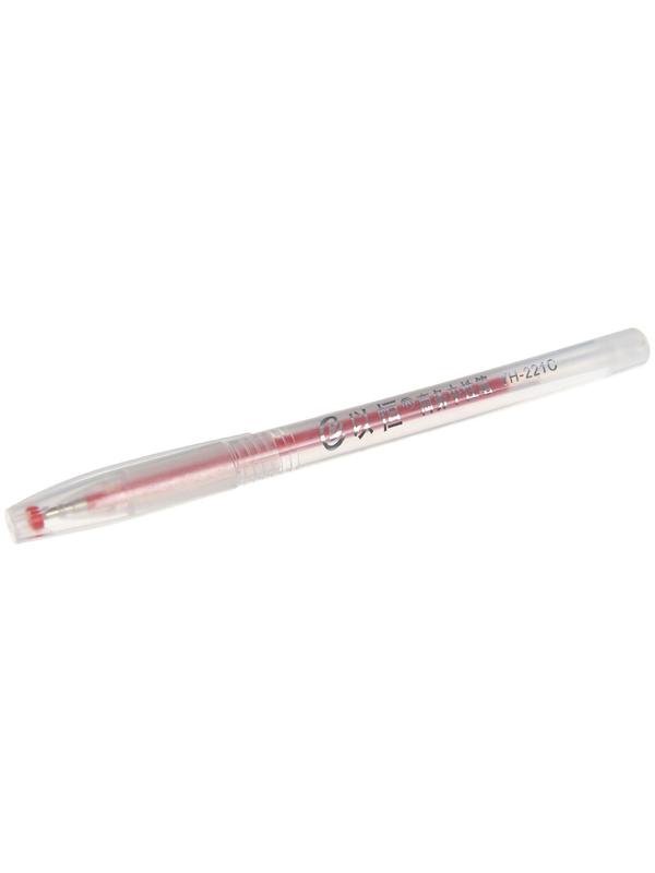 Ручка гелевая, 0.5 мм, красный, тонированный корпус