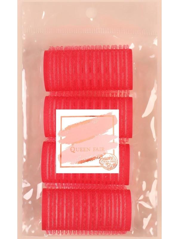 Бигуди «Липучка», d = 2,6 см, 6 см, 4 шт, цвет МИКС