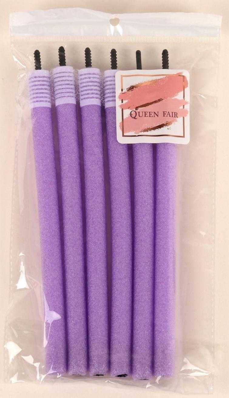 Бигуди «Бумеранг», с фиксатором, d = 1,2 см, 20 см, 6 шт, цвет МИКС