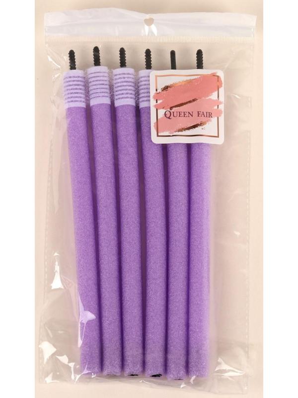 Бигуди «Бумеранг», с фиксатором, d = 1,2 см, 20 см, 6 шт, цвет МИКС