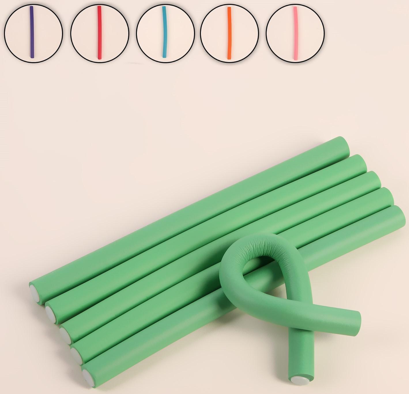 Бигуди «Бумеранг», d = 1,5 см, 24 см, 6 шт, цвет МИКС